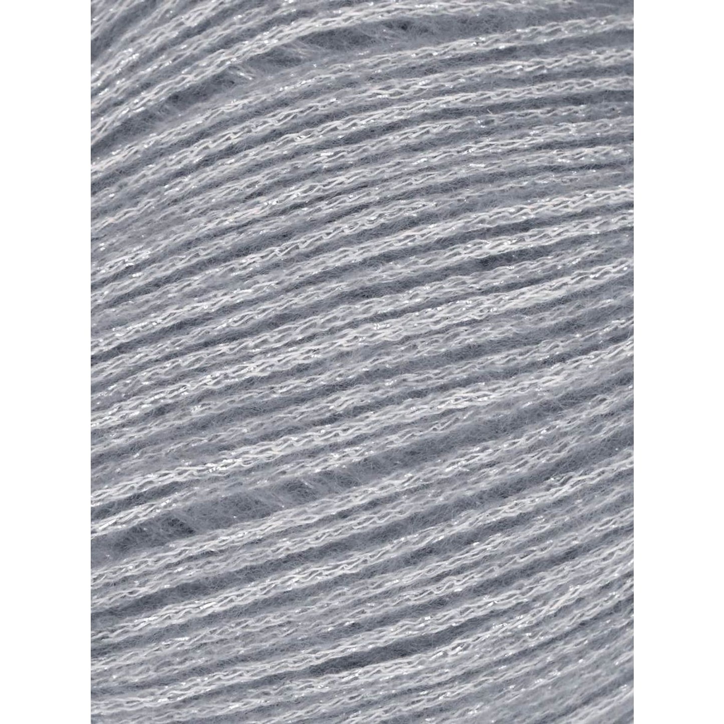 Soft gray cotton and yarn blend perfect for knitting and crocheting projects