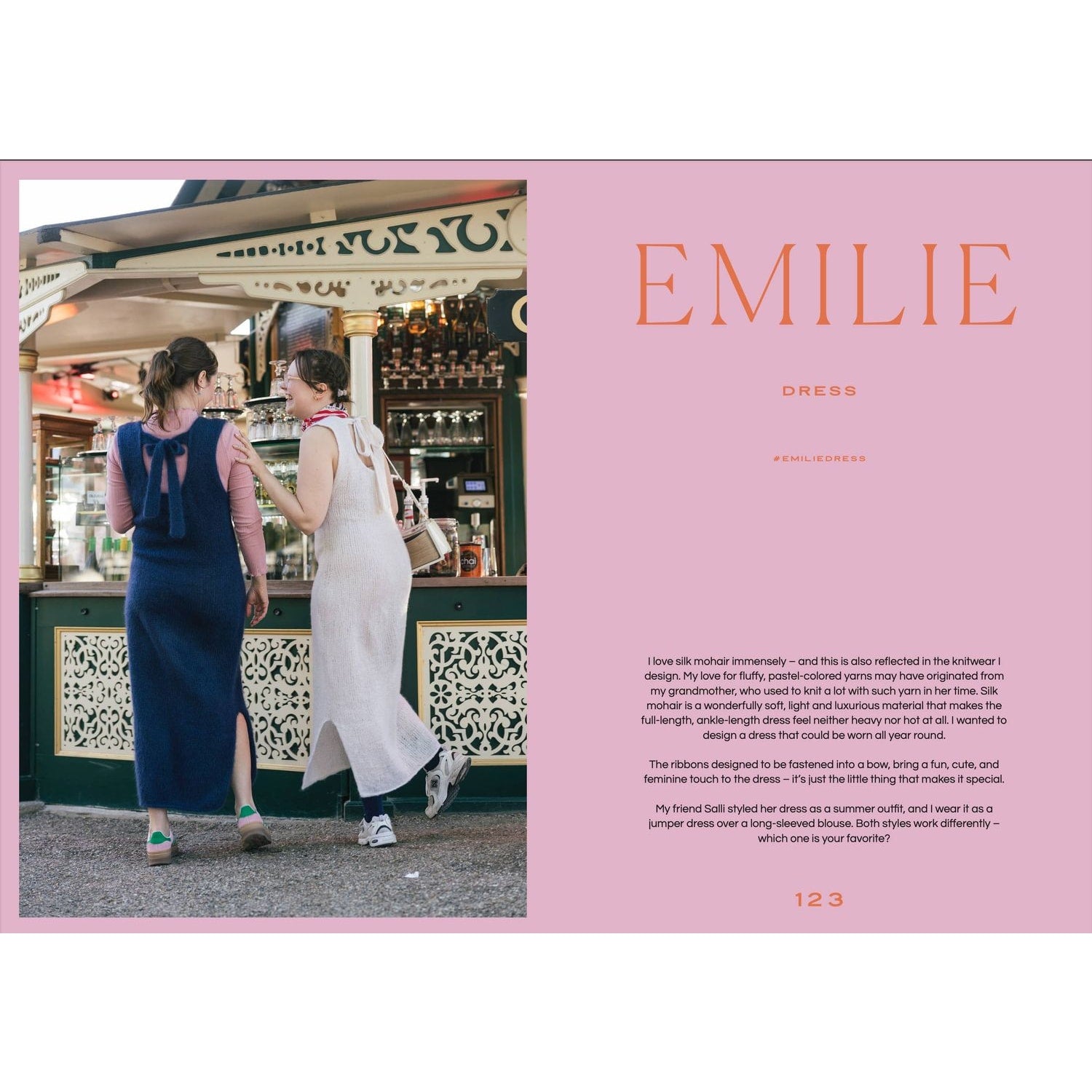Cozy Colors Book featuring stylish dresses for summer with vibrant designs and fun details