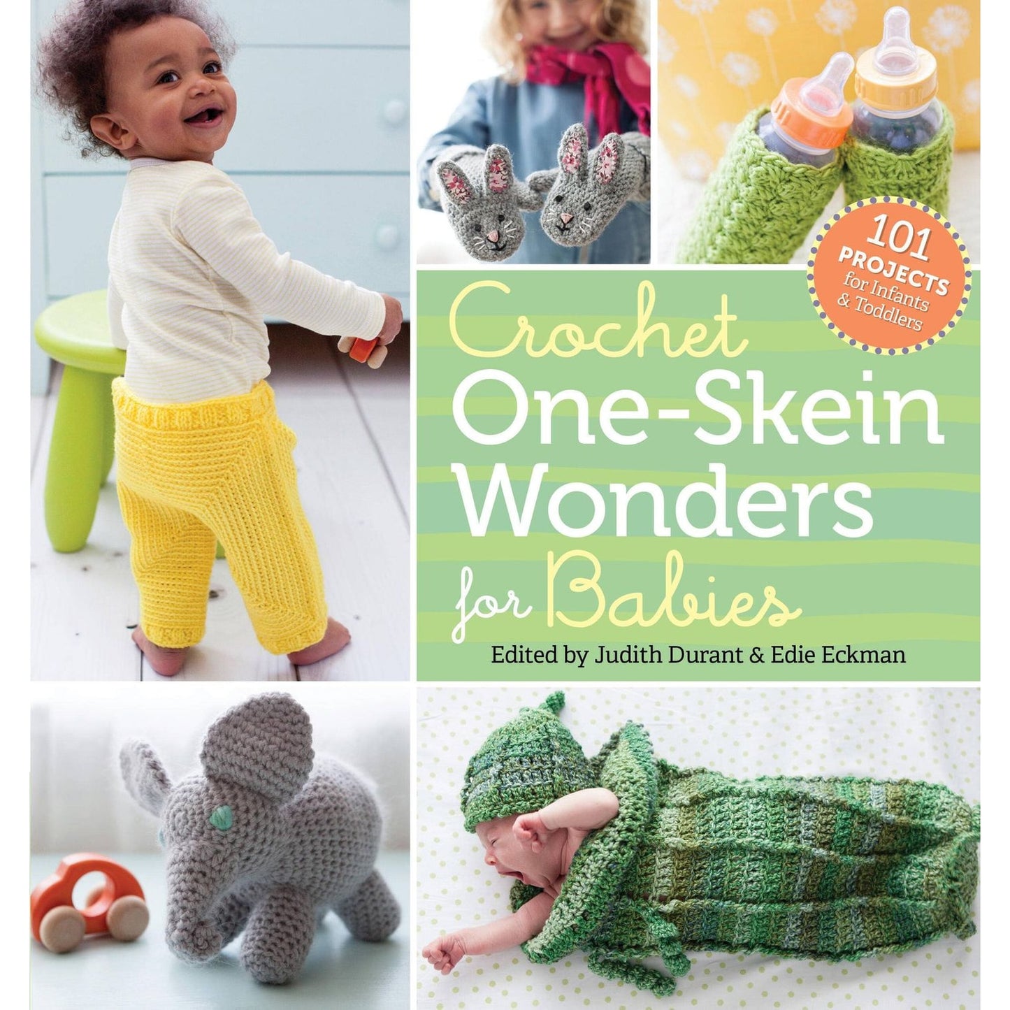 Crochet One Skein Projects for Babies book cover with patterns for infants and toddlers