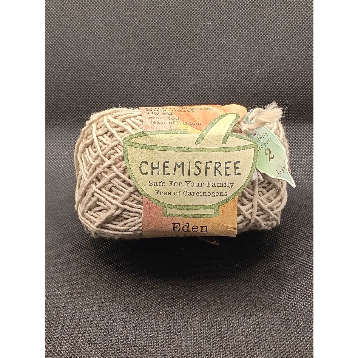 Chemisfree Eden Yarn in Natural Color, Perfect for Projects Using Cotton Fabric