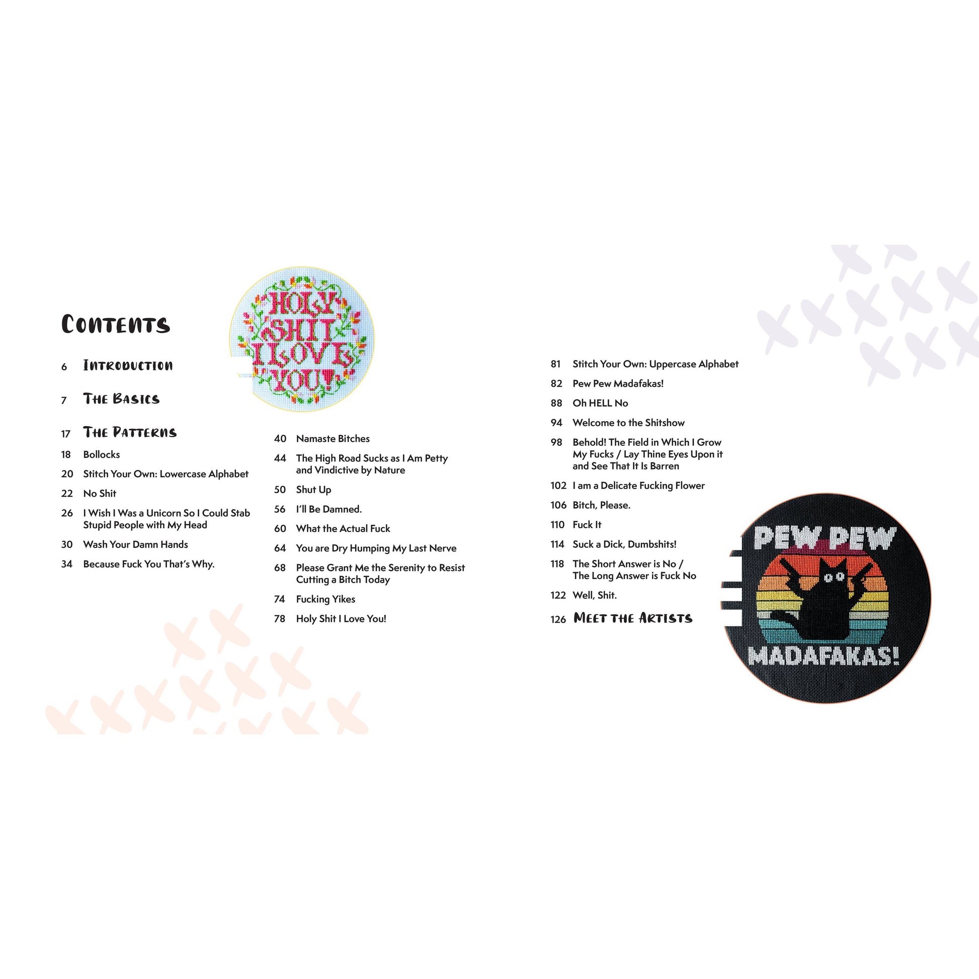 Insight Editions guide featuring patterns for the emp museum of pop culture with colorful designs and creative projects