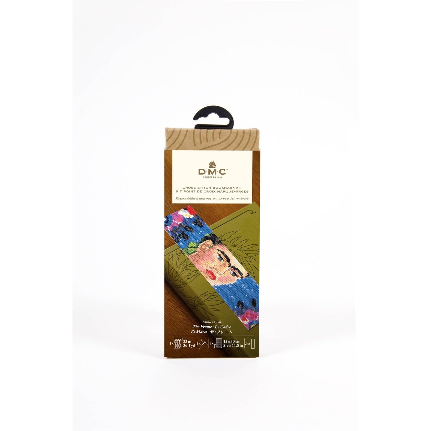 DMC Frida Kahlo Artist Embroidery Kit with Colorful Design for Craft Enthusiasts