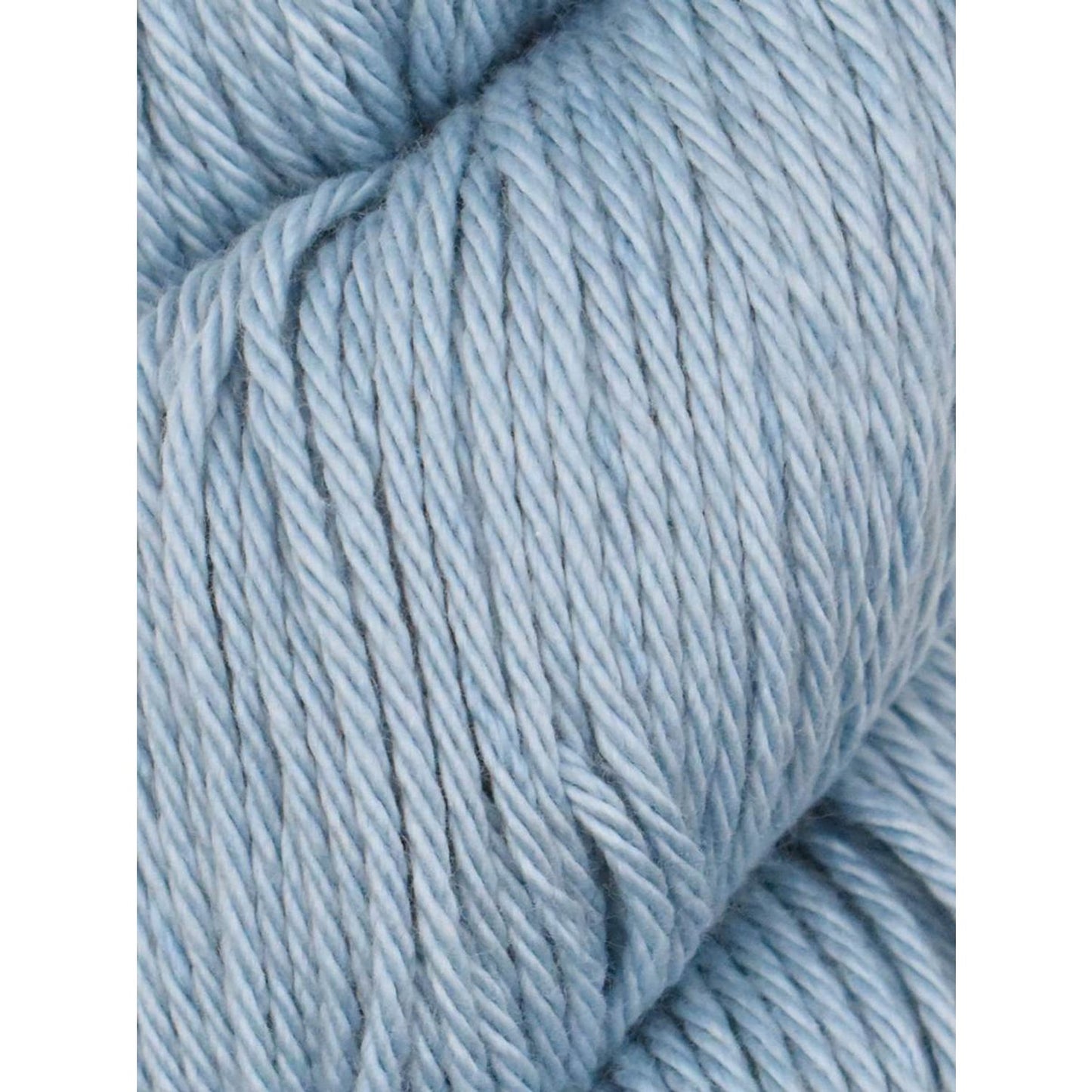 Soft blue yarn from Knitting Fever featuring Juniper Moon Farm for knitting and crocheting projects