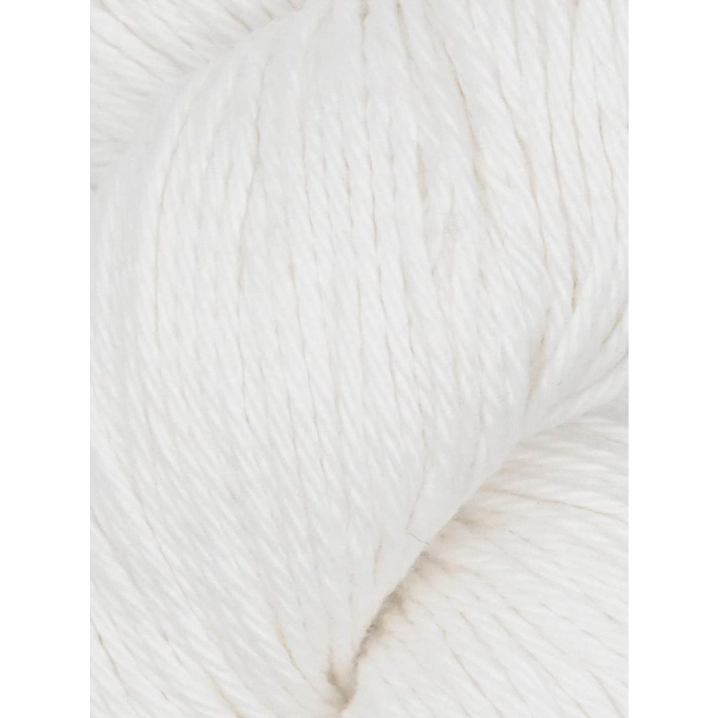 Soft white yarn from Knitting Fever featuring juniper moon farm for knitting and crocheting projects