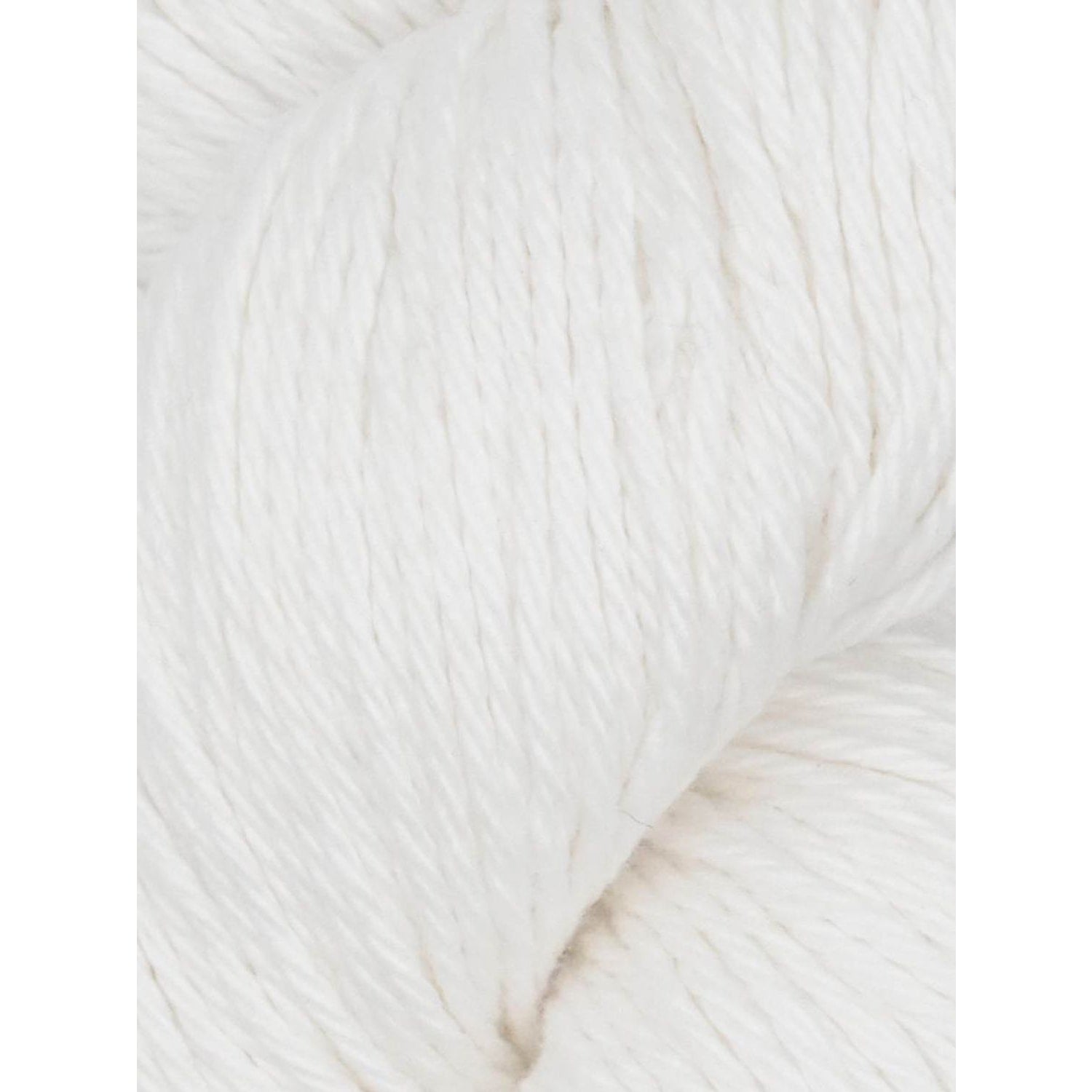 Soft white yarn from Knitting Fever featuring juniper moon farm for knitting and crocheting projects