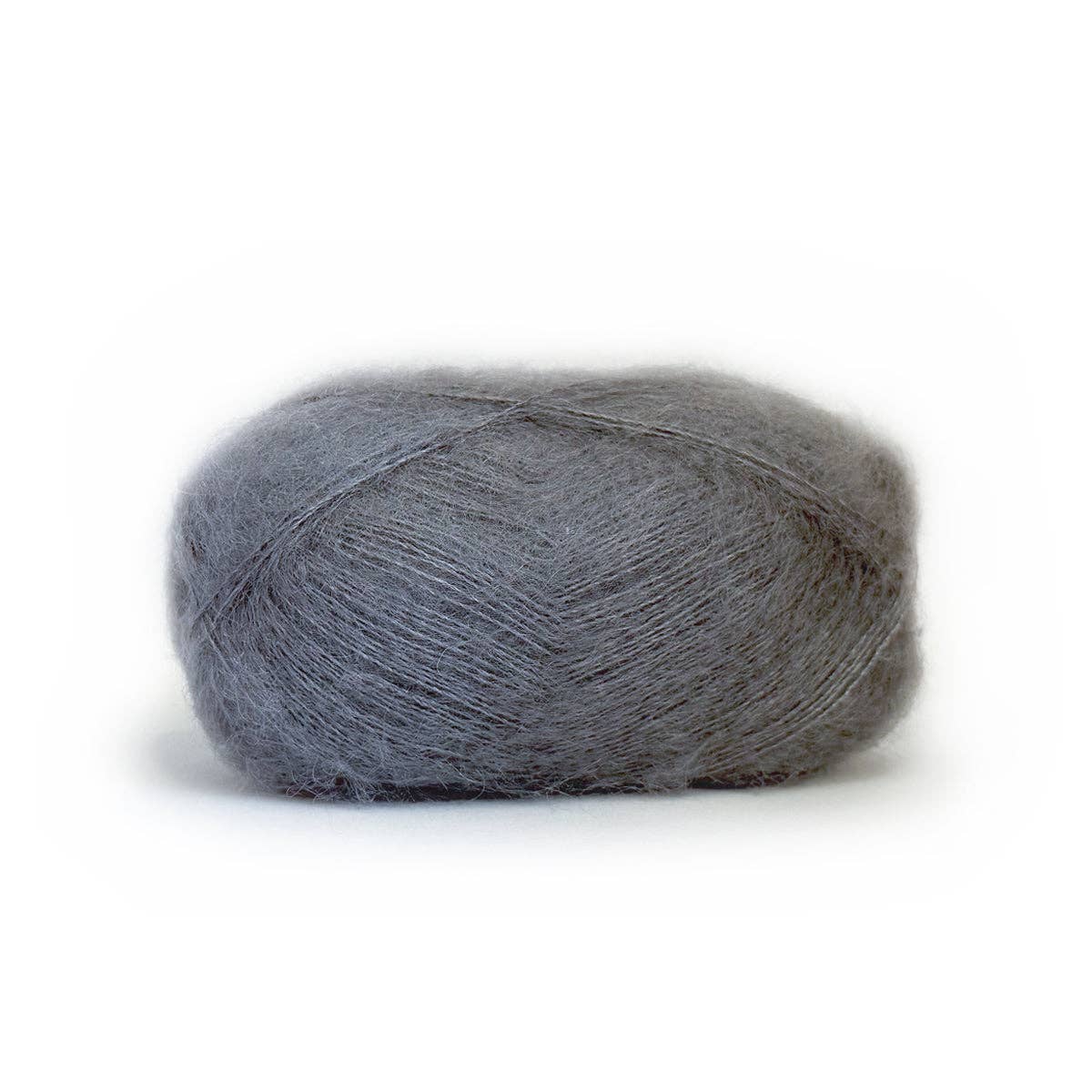 Kelbourne Woolens Harmony yarn in soft gray shade for all knitting and crochet projects
