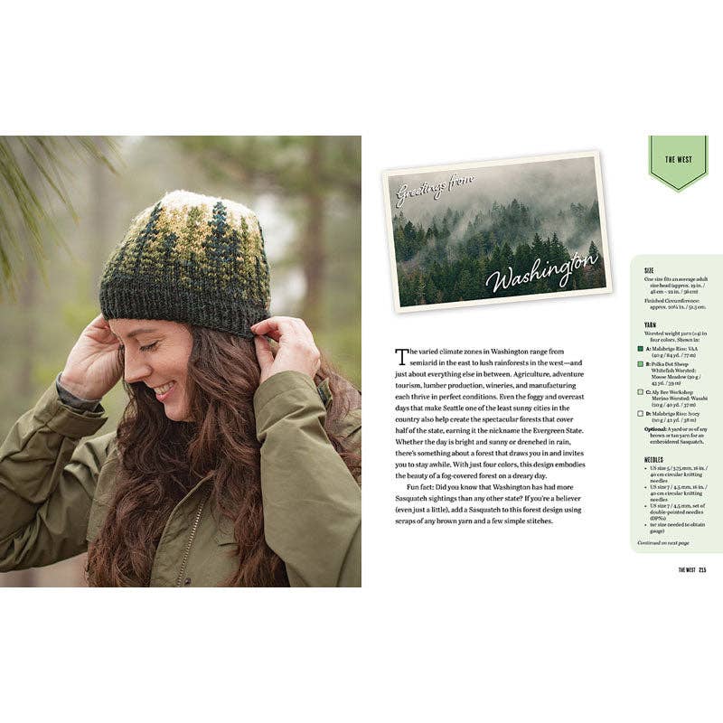 Cozy knit beanie inspired by natural landscapes for the emp museum of pop culture fans