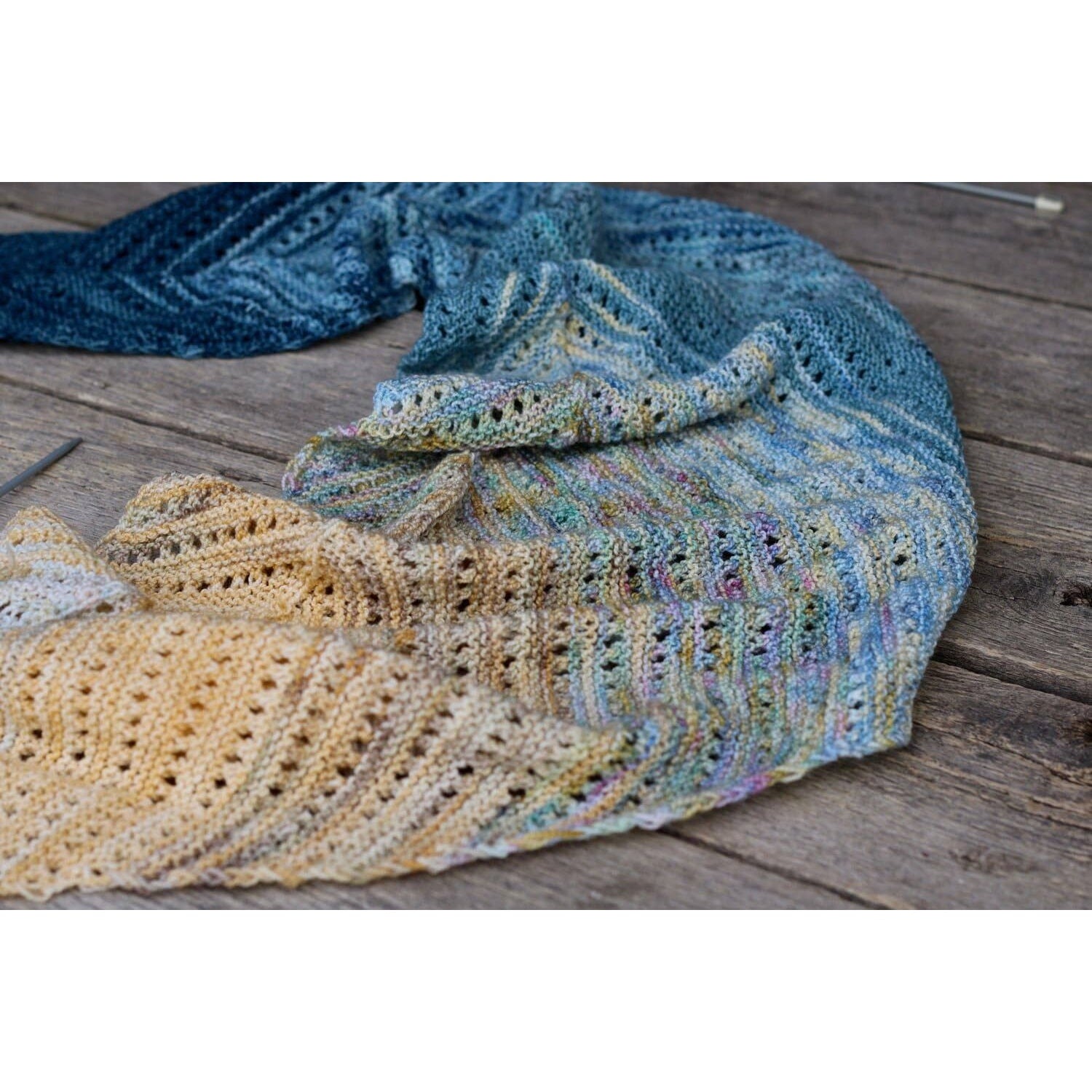 Koigu Wool Designs - Venation Shawl Kits - Pencil Boxes x Ambah LYS Day 2025