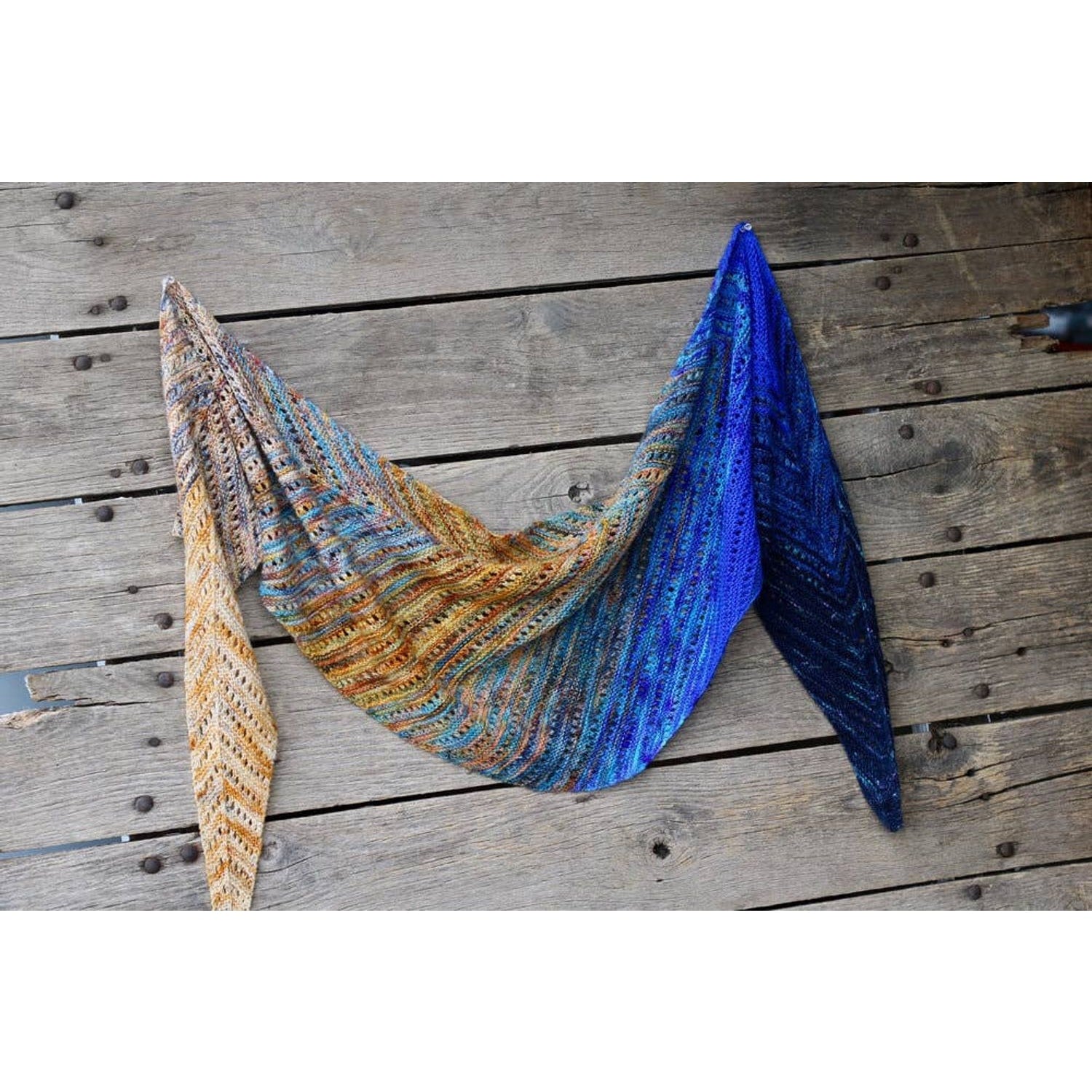 Koigu Wool Designs - Venation Shawl Kits - Pencil Boxes x Ambah LYS Day 2025
