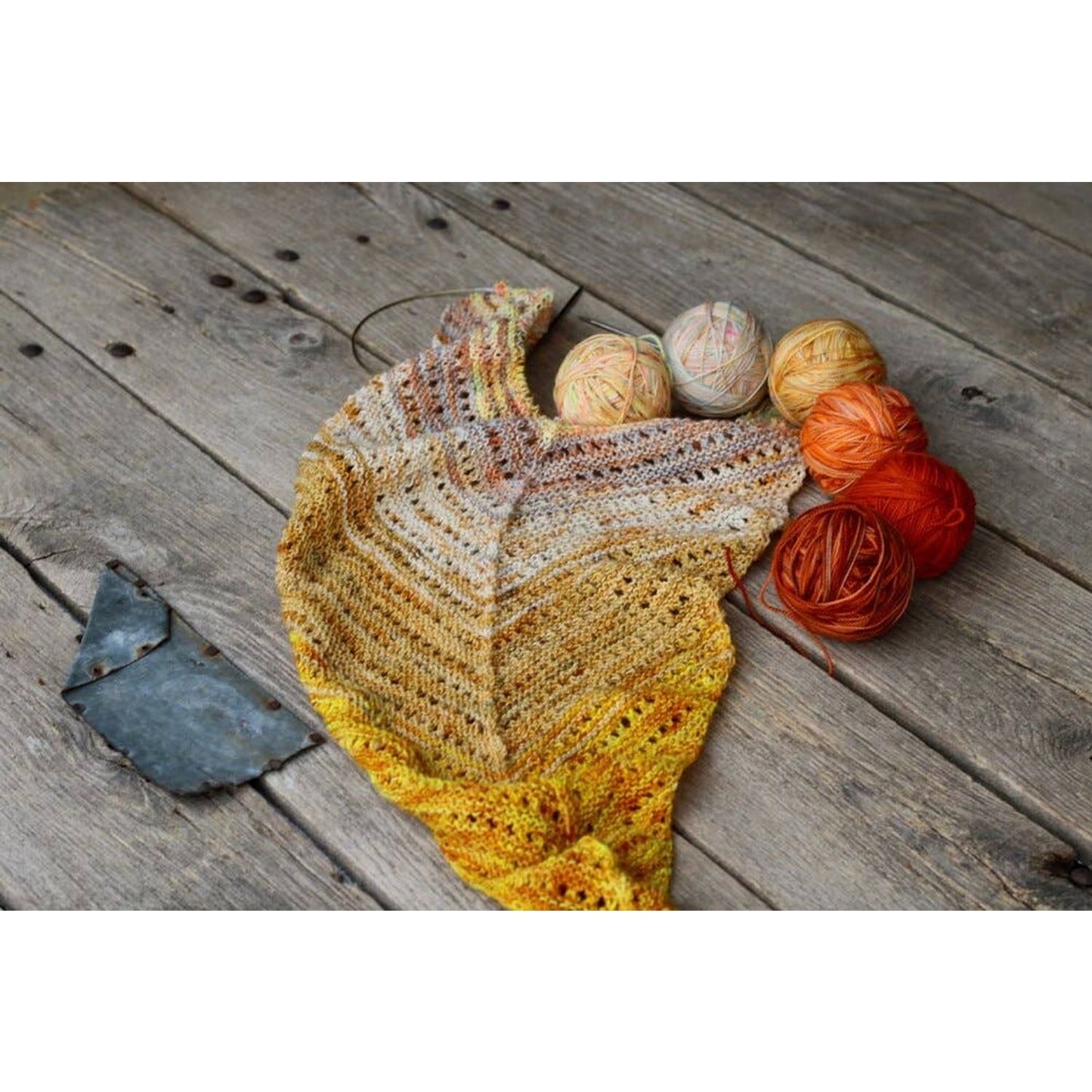 Koigu Wool Designs - Venation Shawl Kits - Pencil Boxes x Ambah LYS Day 2025