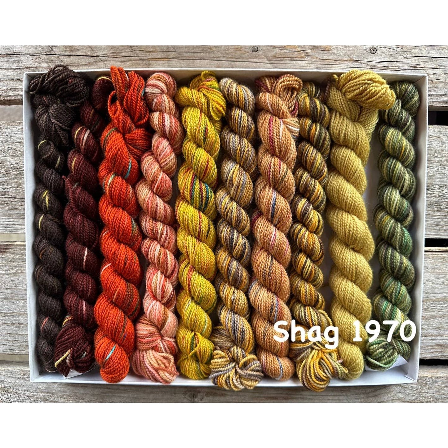 Koigu Wool Designs - 2024 LYS Day KOIGU PRODUCT 2 - Pencil Boxes plus bonus patt Shag 1970