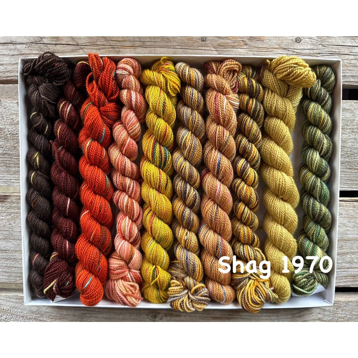 Koigu Wool Designs - 2024 LYS Day KOIGU PRODUCT 2 - Pencil Boxes plus bonus patt Shag 1970