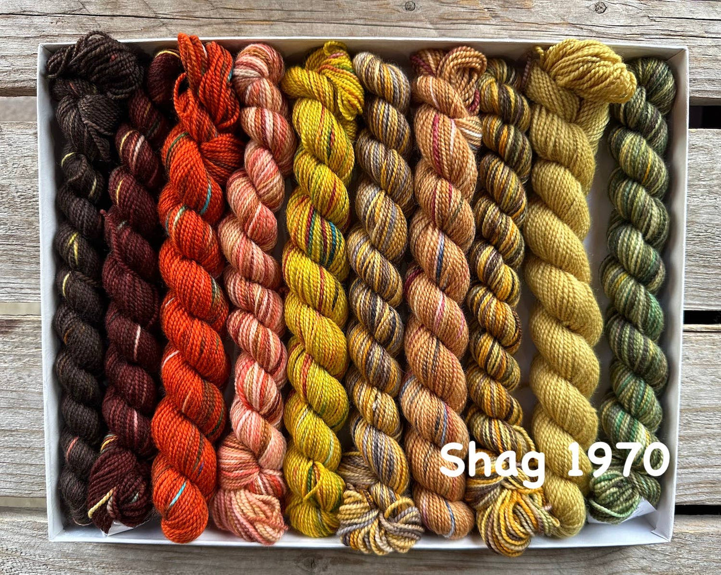Koigu Wool Designs - 2024 LYS Day KOIGU PRODUCT 2 - Pencil Boxes plus bonus patt Shag 1970