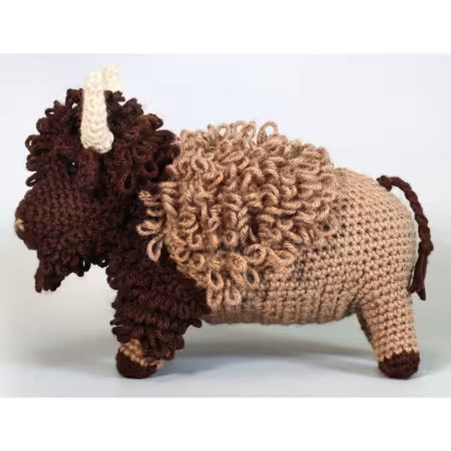 Leisure Arts amigurumi kit lamb with unique textured yarn detail for fun crafting projects