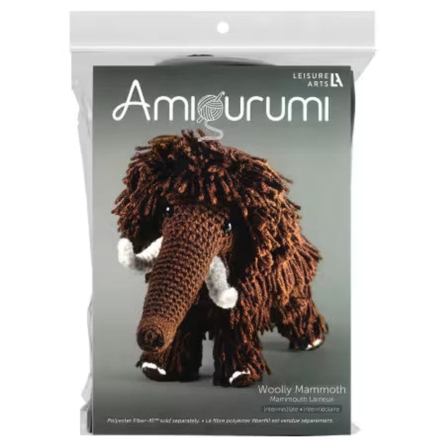Leisure Arts amigurumi kit lamb with crochet yarn and accessories for crafting enthusiasts
