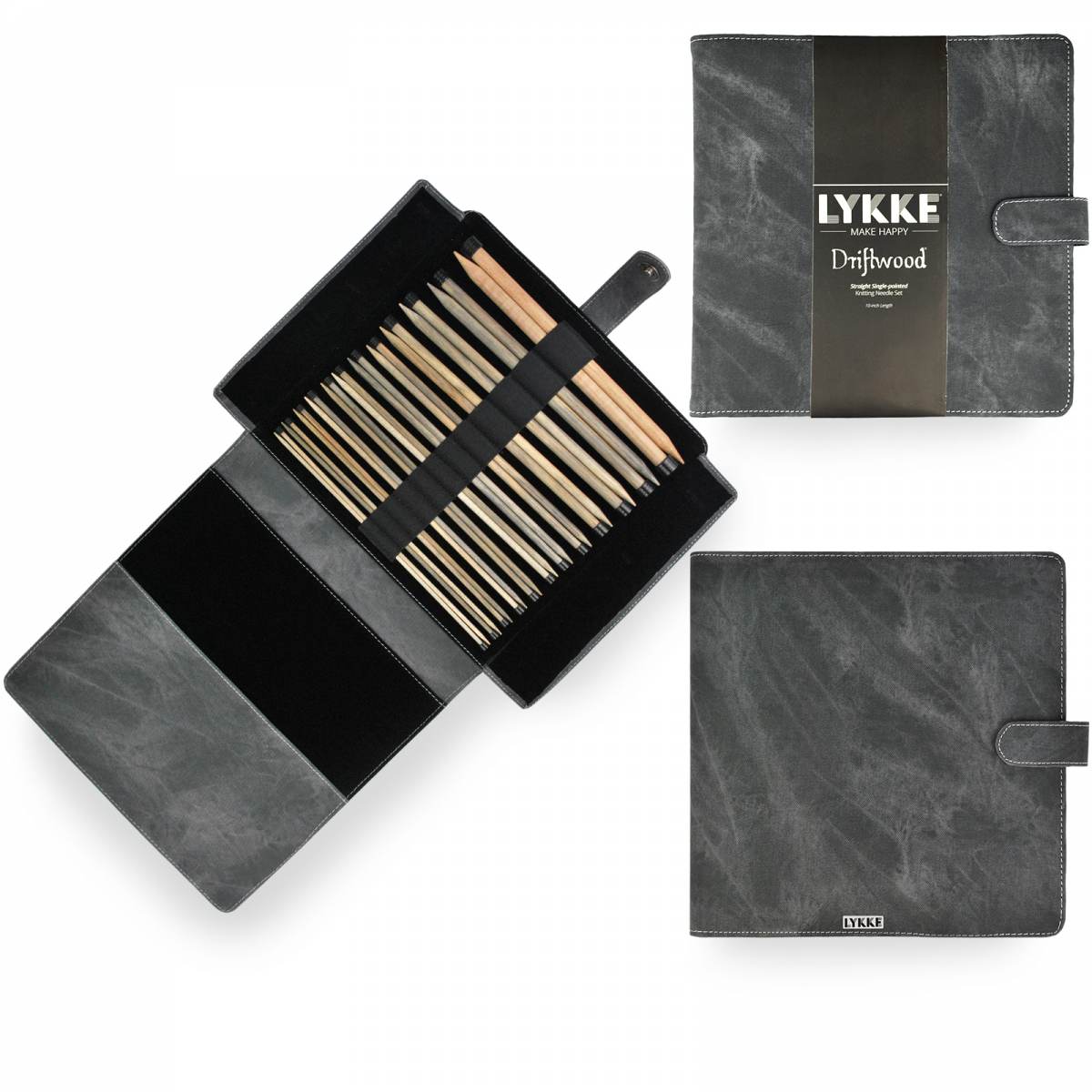 Lykke birchwood knitting needle set in a stylish case, perfect for all knitting enthusiasts