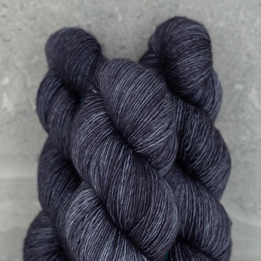 Madelinetosh Tosh Sock for Shawls - Soft Hand-Dyed Yarn Dirty Panther