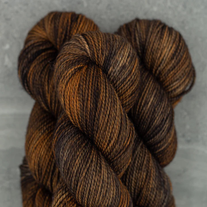Madelinetosh Tosh Sock for Shawls - Soft Hand-Dyed Yarn Coffee Grounds