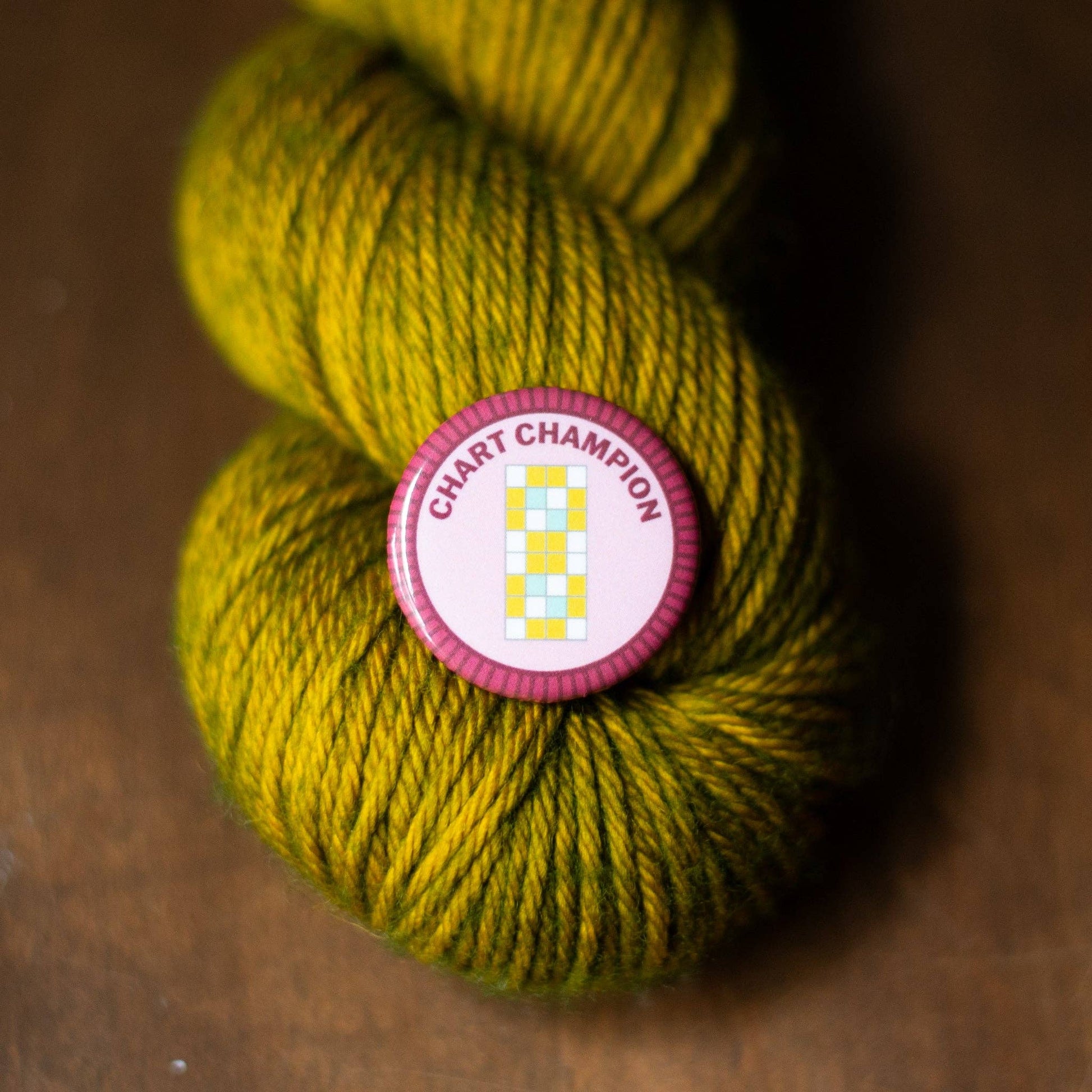 Camp Stitchwood Chart Champion Yarn in Olive Green for merit badge required for eagle projects