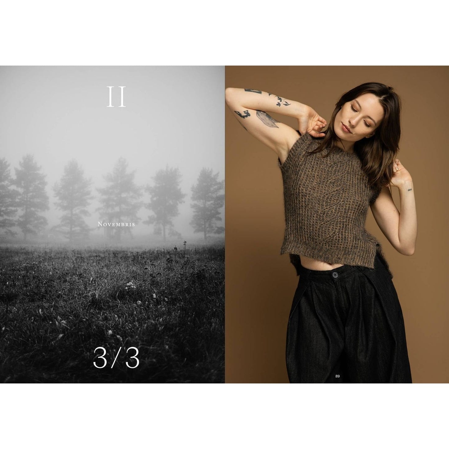 Crochet garments patterns showcased on a model wearing a chic sleeveless top with a neutral color