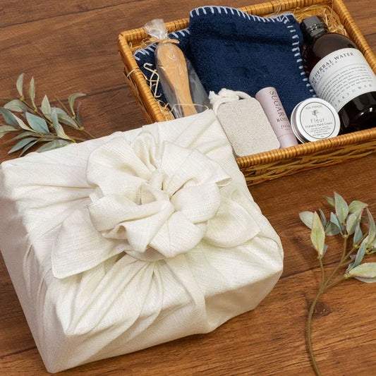 Musubi Organic Furoshiki Wrapping Cloth for Gift Wrap cream