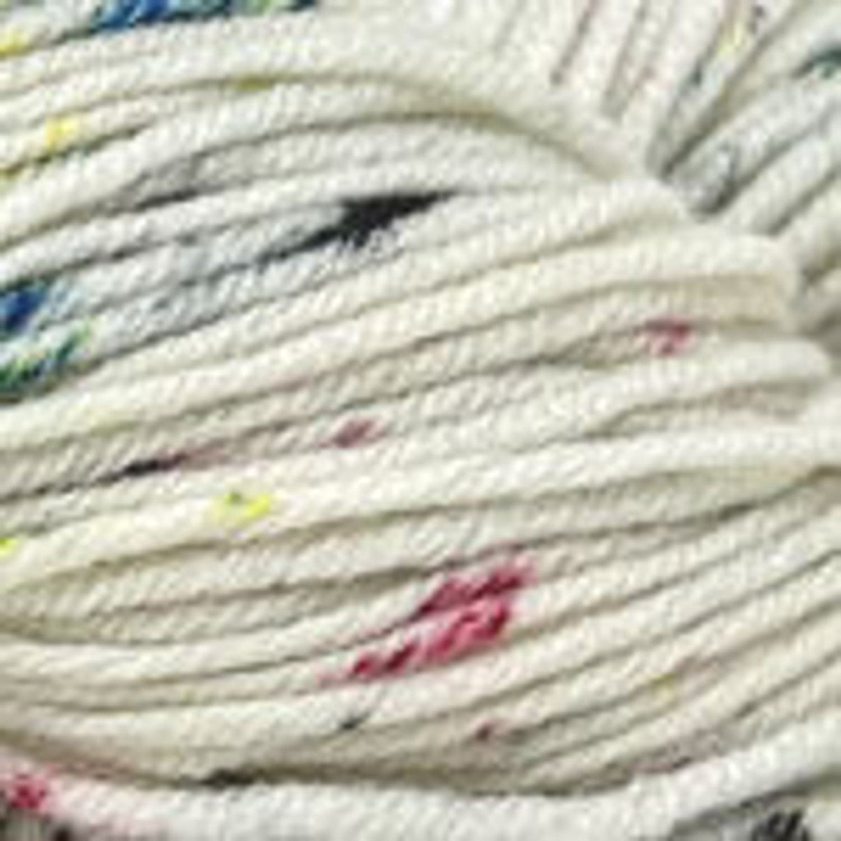Plymouth Yarn in Soft White with Colorful Flecks, Ideal for Merino Wool Socks