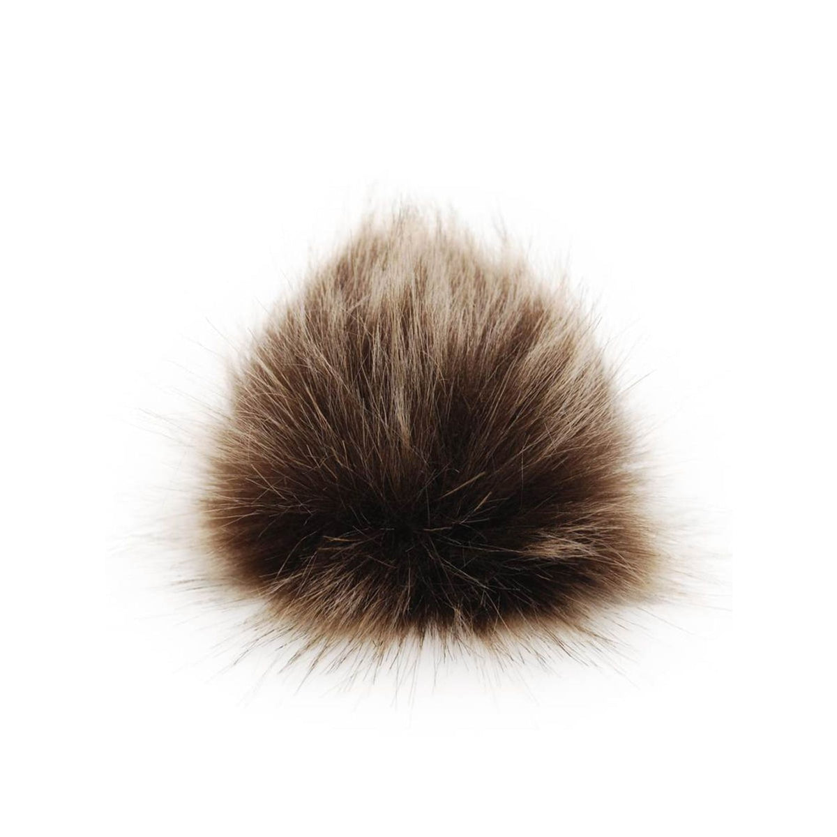 Fluffy brown pom pom perfect for decorating pom dog accessories and crafts