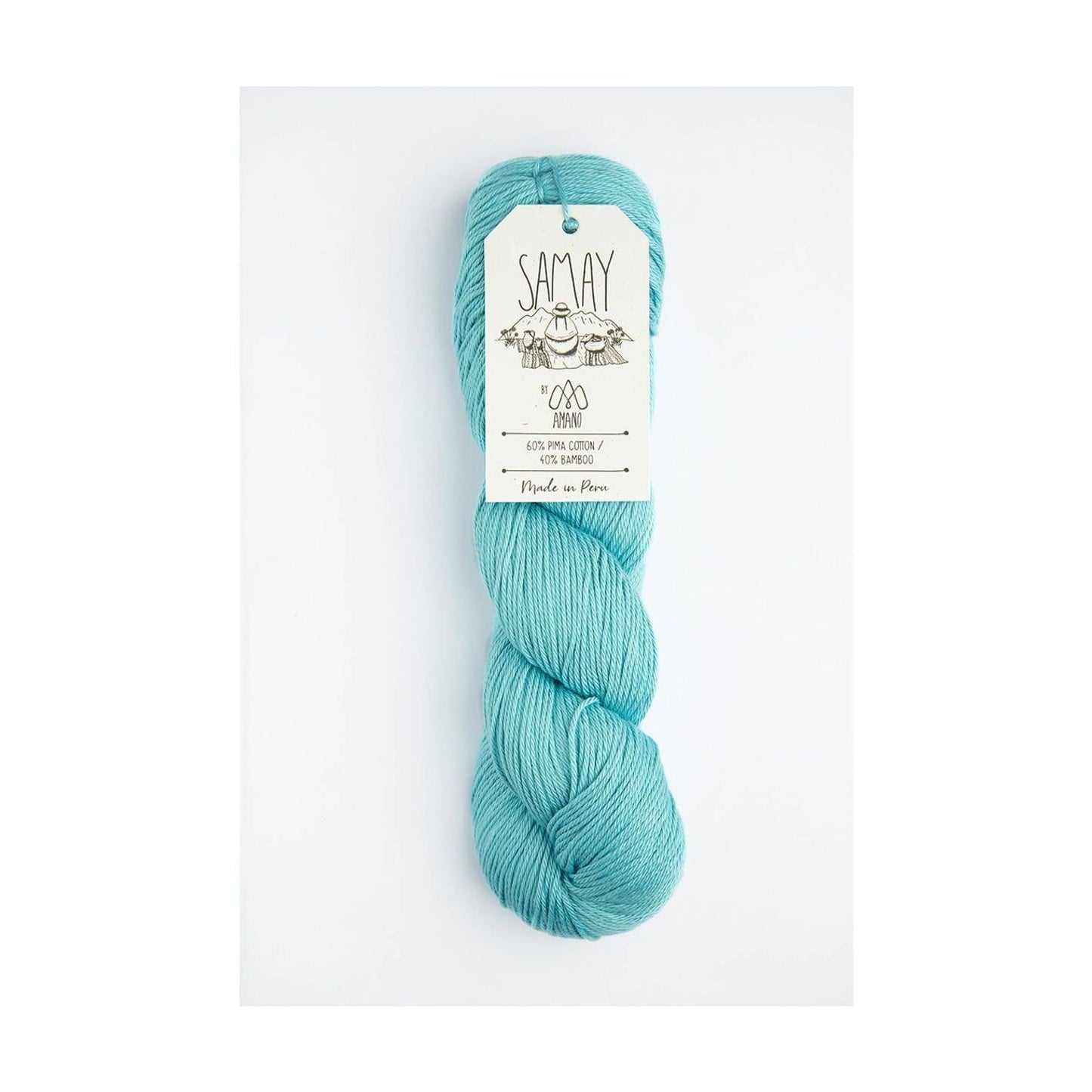 Amano Samay Yarn - Soft Cotton Bamboo Blend 7206 Ice Pop