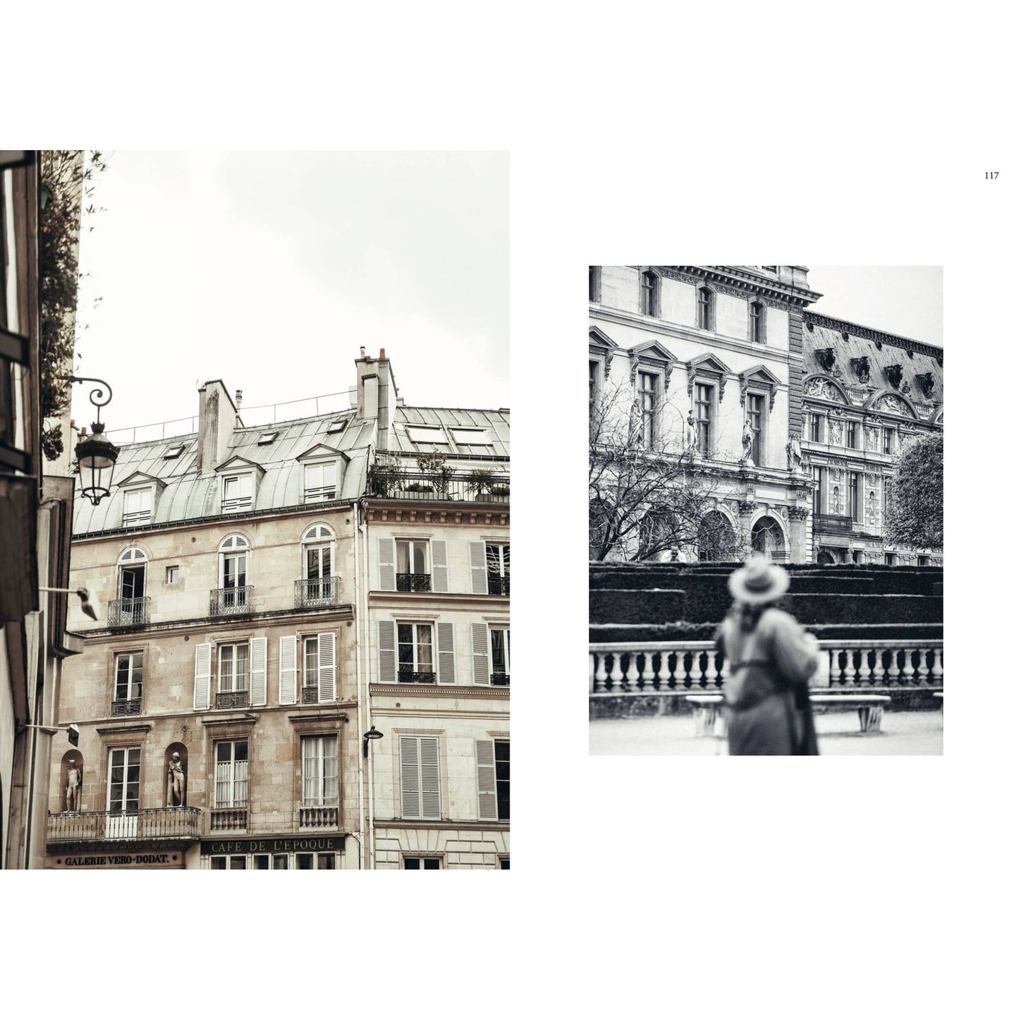 Elegant Parisian buildings with intricate designs showcasing patterns in knitting inspiration