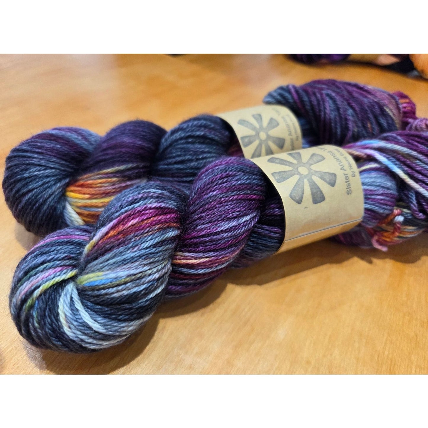 Sister Ananse Bird Collection Yarn - Hand-Dyed Wool Common Starling