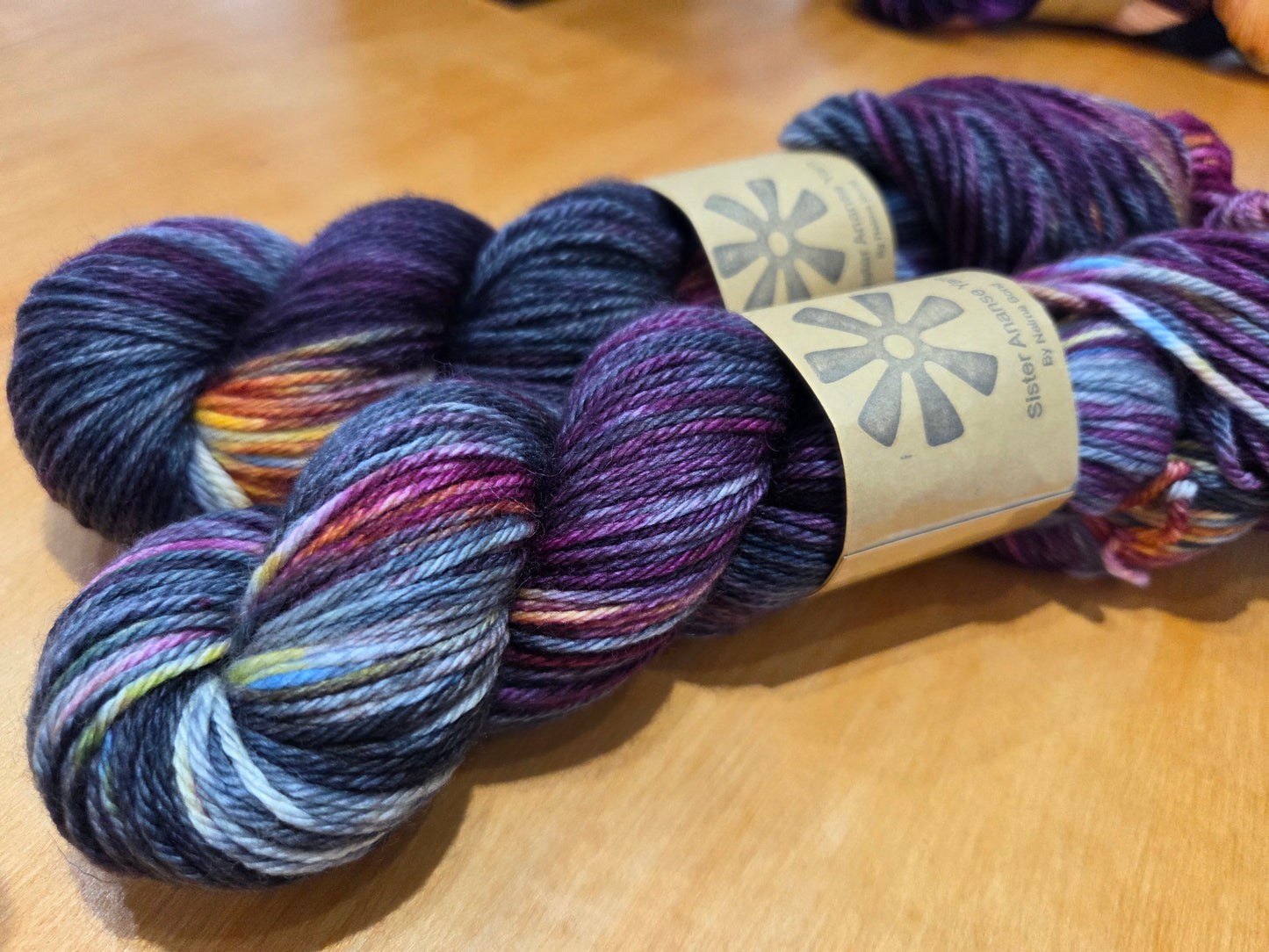 Sister Ananse Bird Collection Yarn - Hand-Dyed Wool Common Starling