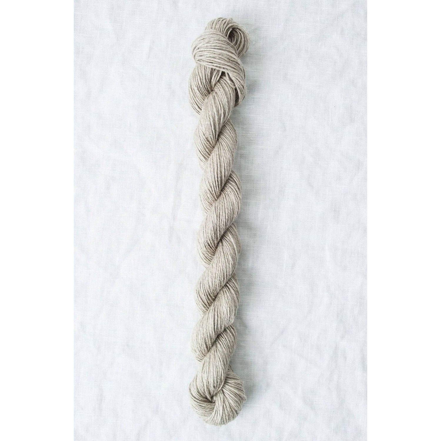 Sparrow organic linen yarn by Quince & Co in a neutral tone, perfect for lightweight knitting projects