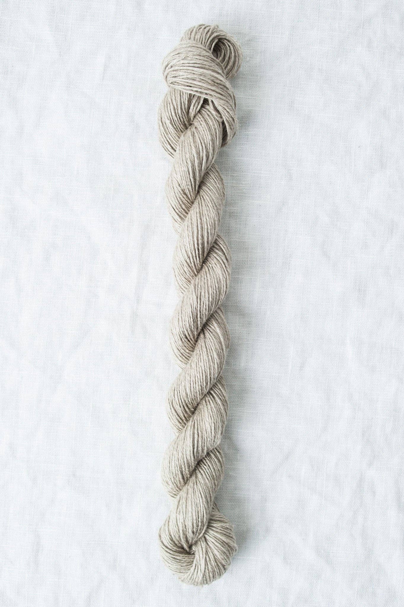 Sparrow organic linen yarn by Quince & Co in a neutral tone, perfect for lightweight knitting projects