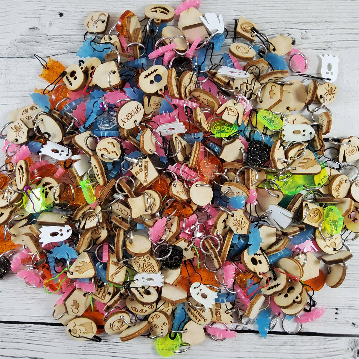 Assorted Katrinkles notions featuring Halloween-themed designs for festive spirit Halloween crafts