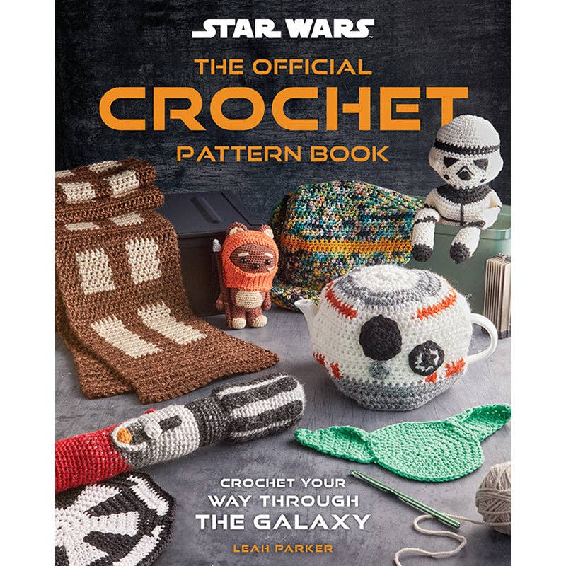 Star Wars Stars Crochet Pattern Book featuring characters and themed projects for fans and crafters