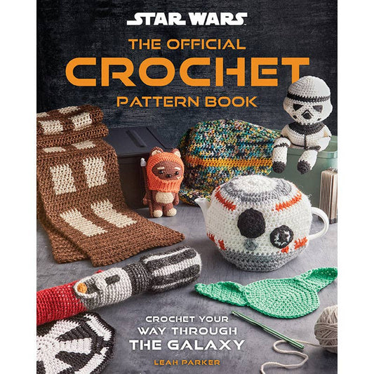 Star Wars Stars Crochet Pattern Book featuring characters and themed projects for fans and crafters