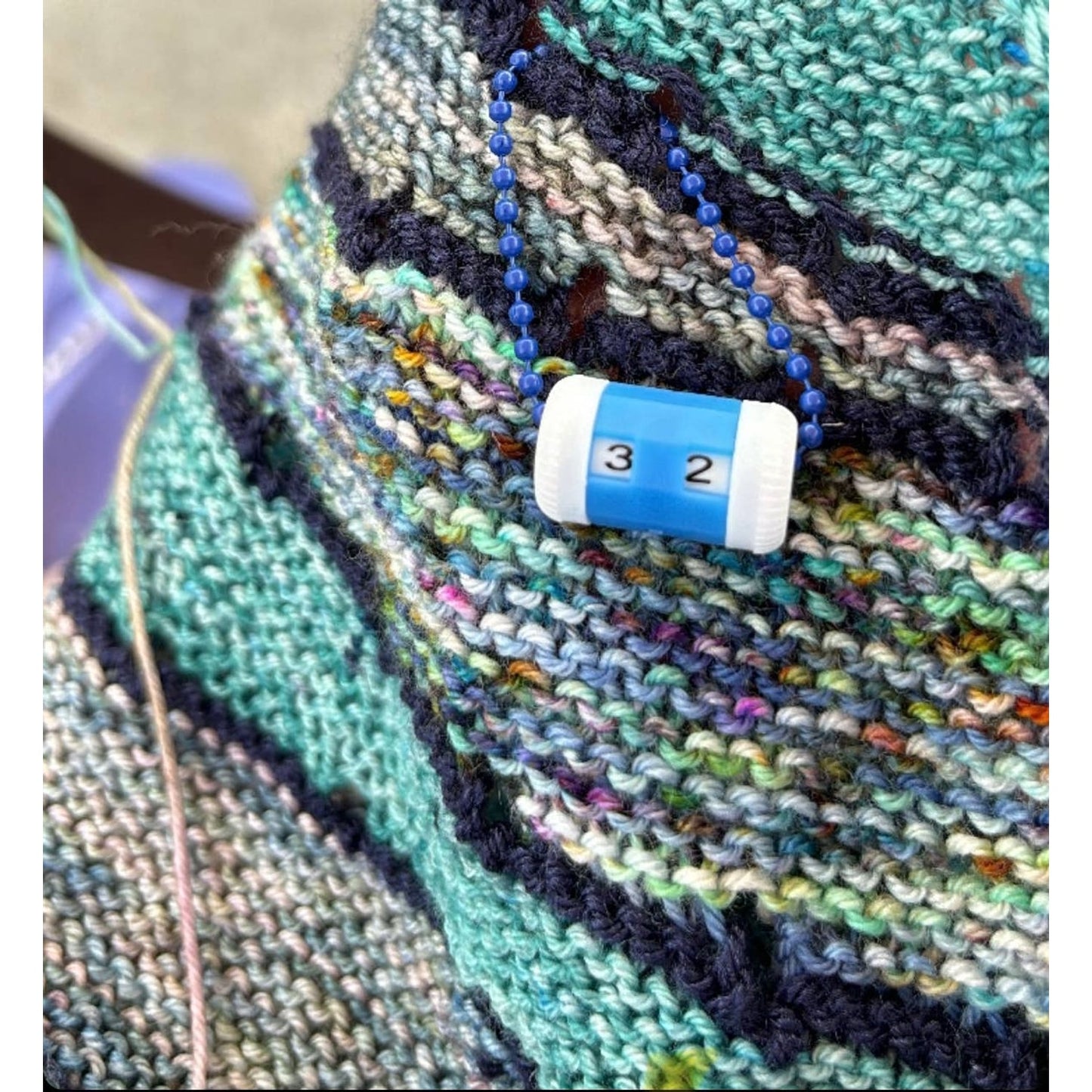 Colorful Comma Craft Co stitch markers for crocheting ideal for keeping track of your projects