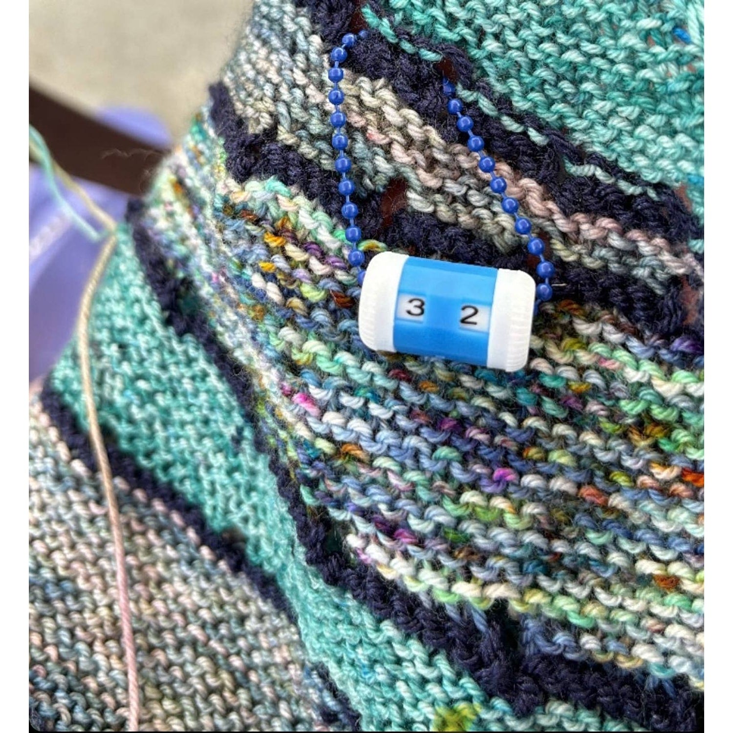 Colorful Comma Craft Co stitch markers for crocheting ideal for keeping track of your projects