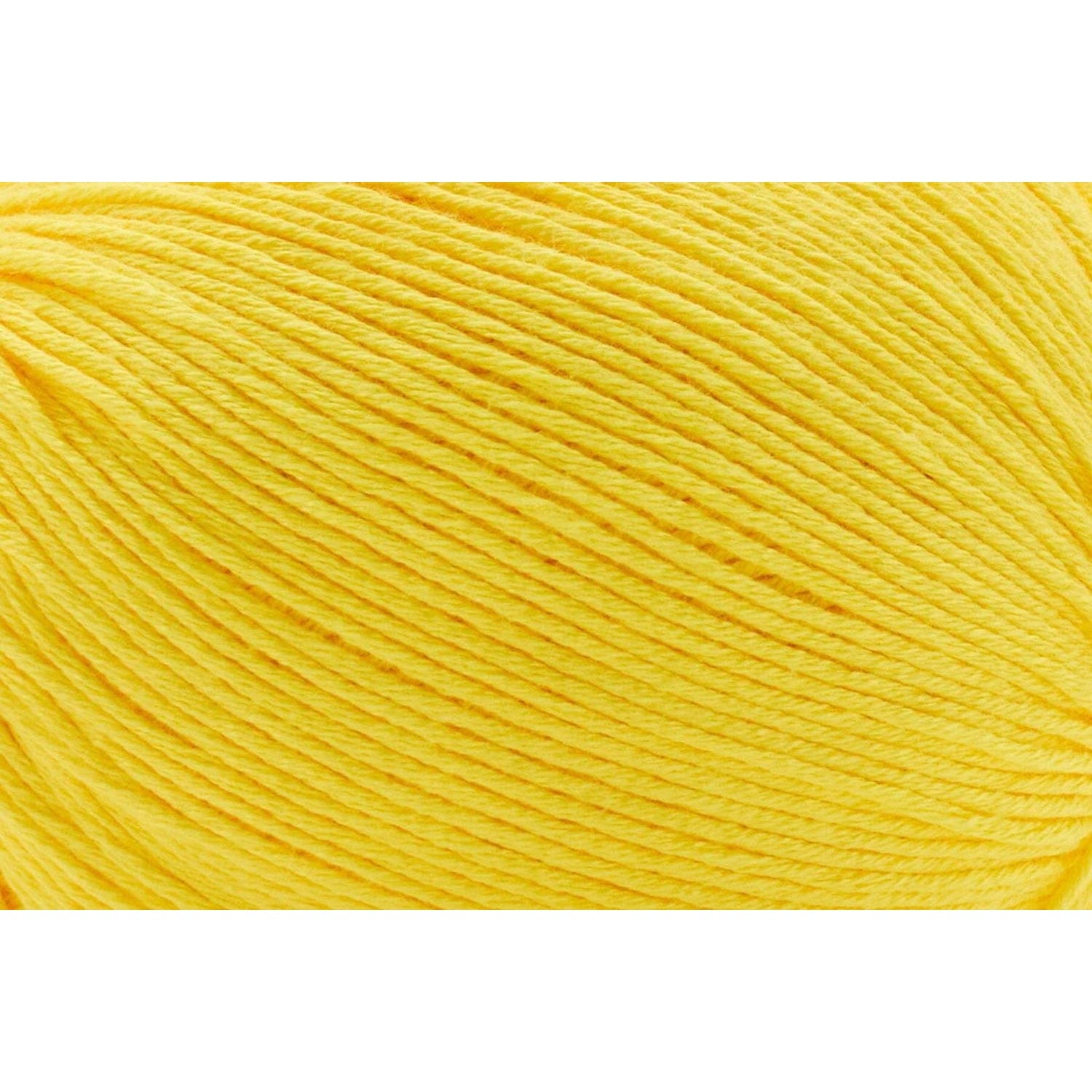 Bright yellow Universal Yarn Bamboo Pop for knitting and crochet projects
