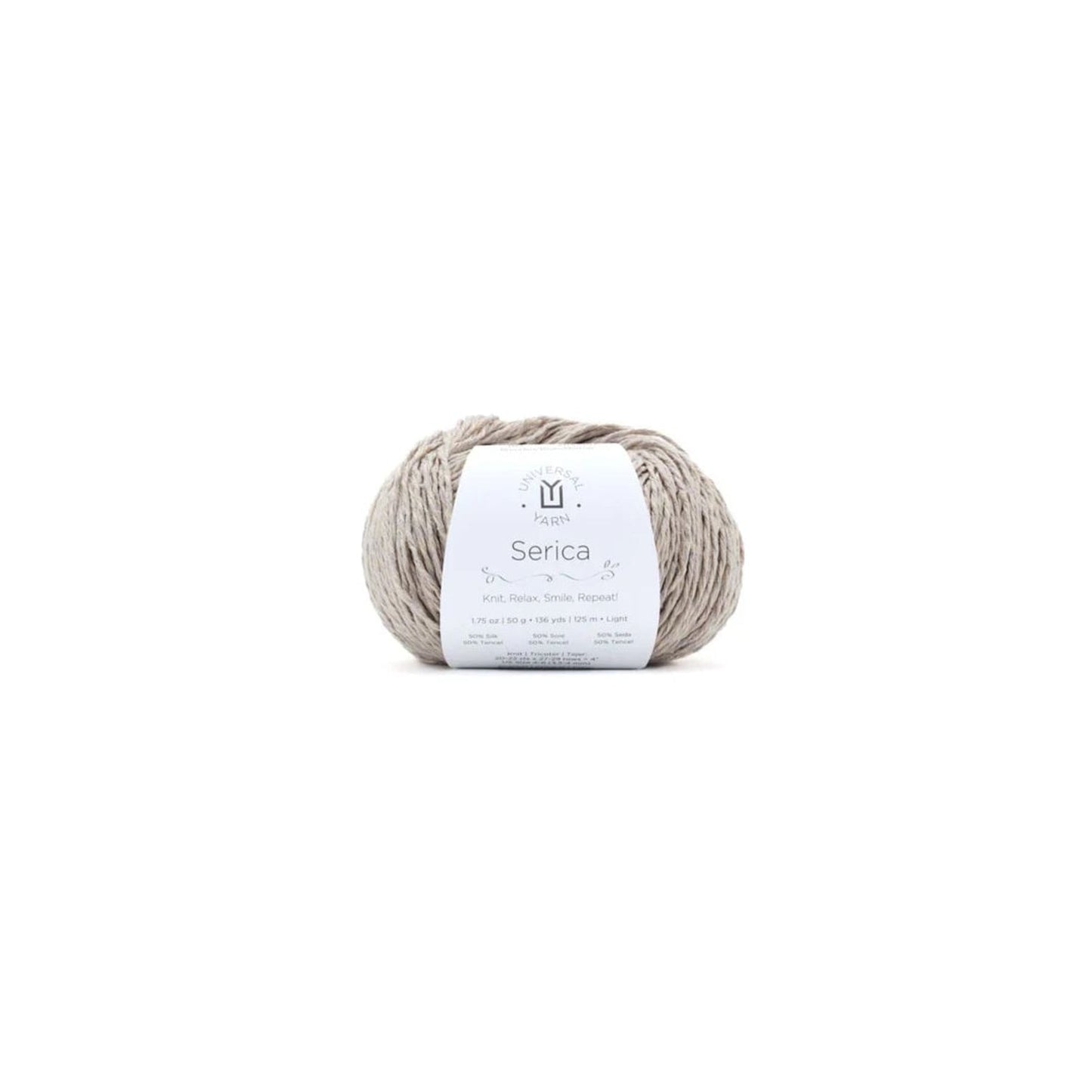 Universal Yarn Serica Soft Natural Color Yarn Ideal for Knitting and Crocheting Projects