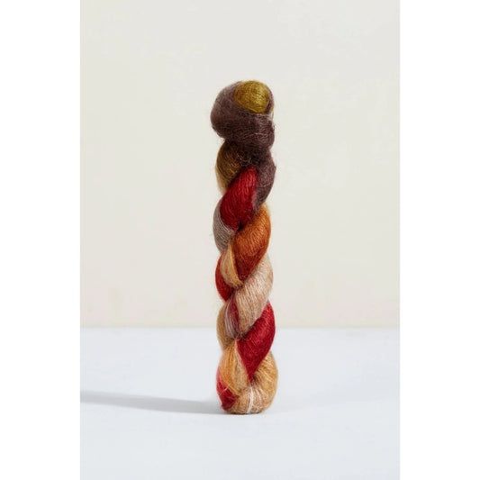 Urth Yarns Premium Colorful Wool Yarn Skein with Warm Tones for Creative Knitting Projects