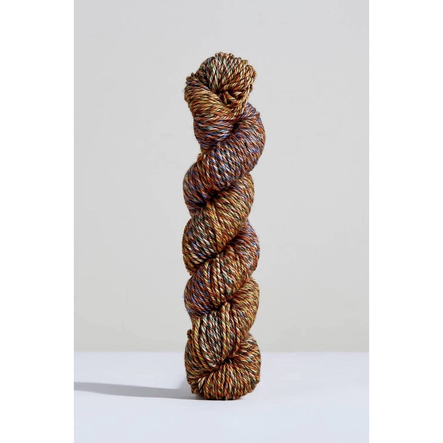 Urth Yarns Spiral Grain Light Worsted, beautifully twisted multicolor yarn skein for knitting projects