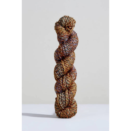 Urth Yarns Spiral Grain Light Worsted, beautifully twisted multicolor yarn skein for knitting projects