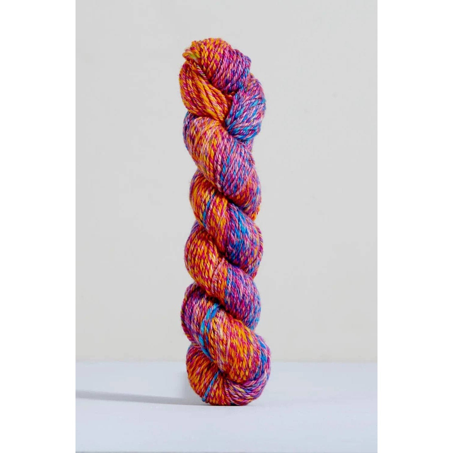 Urth Yarns Spiral Grain Light Worsted Yarn in Vibrant Multi-Color Twist for Knitting and Crocheting Projects