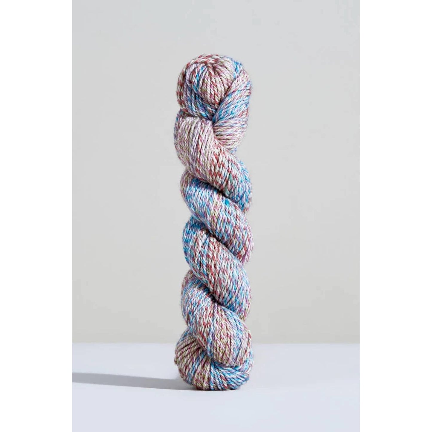 Urth Yarns Spiral Grain Light Worsted Yarn in Twisted Multi-Colored Blend for Knitting and Crocheting