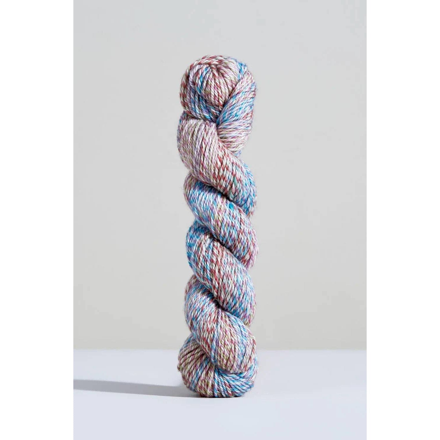Urth Yarns Spiral Grain Light Worsted Yarn in Twisted Multi-Colored Blend for Knitting and Crocheting