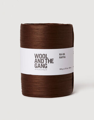 Wool and the Gang Ra-Ra-Raffia Expresso Brown