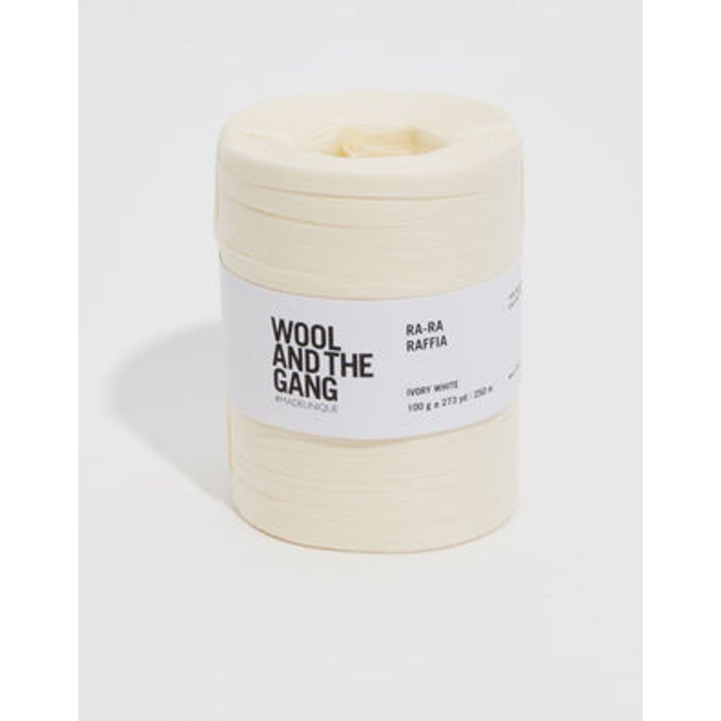 Wool and the Gang Ra-Ra-Raffia Ivory White
