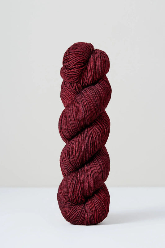 Urth Yarns Burgundy Fingering Yarn Weight for delicate knitting and crochet projects